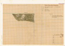 KZG, V 14 B, plan archeologiczny wykopu