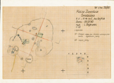 KZG, V 14 C, plan archeologiczny wykopu