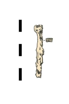 nail, iron, fragment