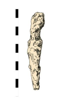 gwóźdź, żelazny, fragment