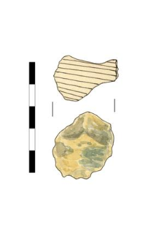 item, clay, fragment