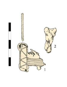 two items, bronze