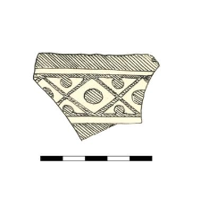 pottery, fragment