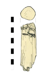 horn, worked, fragment