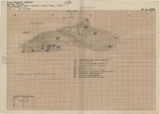 KZG, VI 401 BD, profil archeologiczny N świadka w „prezbiterium” kościoła „A”