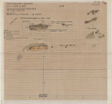 KZG, VI 401 BD, plan archeologiczny wykopu