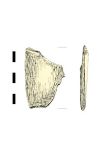 vessel, glass, fragment