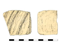 rock with proccesing traces