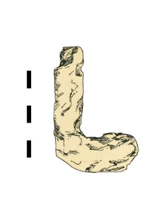 hook, iron, fragment