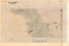 KZG, VI 301 B D, plan archeologiczny wykopu