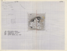 KZG, V 20 C, plan archeologiczny paleniska nr 3