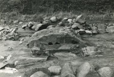 The so-called Mieszko III the Old and Mieszko Mieszkowic tomb, season 1988, cross section
