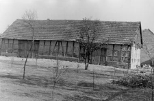 Half-timbered barn