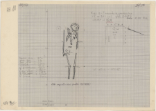 KZG, VI 201 C, plan archeologiczny wykopu, cmentarz (grób 8/59)