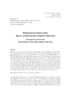 Niebezpieczne dzieło sztuki. Tęcza w przestrzeniach miejskich Warszawy