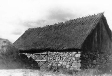 A stone barn