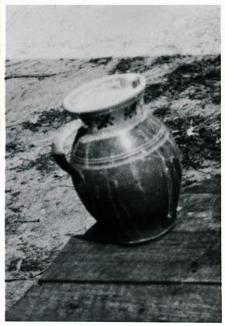 A clay jug