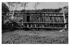 A wooden poles