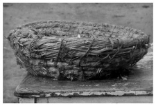 A small bread proofing basket