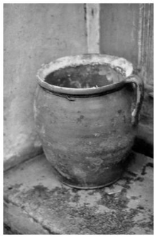 A clay pot