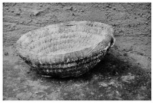 A small bread proofing basket