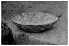 A small bread proofing basket