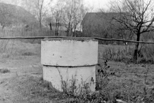 A well with manual lift