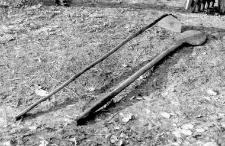 Tools used for bread baking in an oven