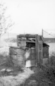 A well with a winch
