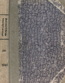Sprawozdanie z badań powierzchniowych przeprowadzonych w 1959 r. w dorzeczu dolnej Nidy
