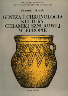Geneza i chronologia kultury ceramiki sznurowej w Europie