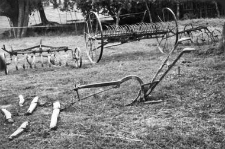 Blacksmith-made plough