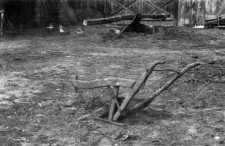 Wooden plough