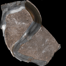 Plattenhornstein rogowiec (Tabular chert of the Baiersdorf-type) : dokumentacja [3D]