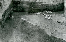 Trench west of the collegiate church, the stone structure, AC quarter