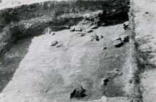 View on the trench from the east