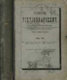 Pamiętnik Fizyjograficzny T. 7 (1887)