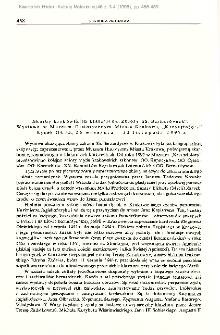 "Skarby krakowskich klasztor&oacute;w. Zbiory SS. Bernardynek" : wystawa w Muzeum Historycznym Miasta Krakowa, "Krzysztofory" - Rynek Gł. 35, 26 września - 23 listopada 1997 r.