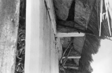 roof setting in a log structure