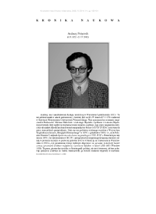 Andrzej Pośpiech (6 X 1952-21 IV 2002)