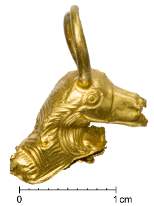 Bull head - fragment of an ornament [2D]