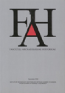 Fasciculi Archaeologiae Historicae. Fasc. 22 (2009), Index
