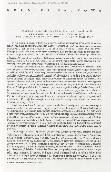 "R&oacute;żnice regionalne w zdobnictwie i formach kafli od średniowiecza po czasy nowożytne", konferencja naukowa w Supraślu, 26-27 kwietnia 2007 r.