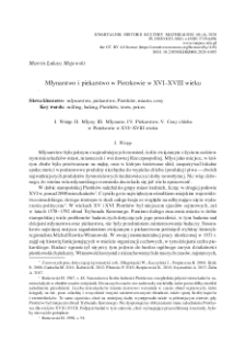 Młynarstwo i piekarstwo w Piotrkowie w XVI&ndash;XVIII wieku