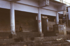 Ganges bank in Rishikesh (Iconographic document)