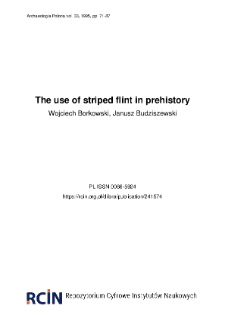 The use of striped flint in prehistory