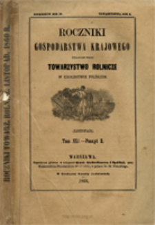 Roczniki Gospodarstwa Krajowego T. 41 z. 2 (1860)