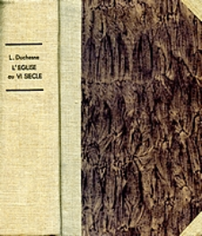 L'&Eacute;glise au Vie siecle