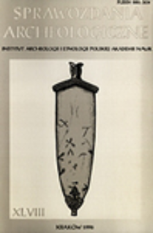 Sprawozdania Archeologiczne T. 48 (1996), Om&oacute;wienia i recenzje