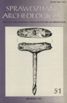 Sprawozdania Archeologiczne T. 51 (1999), Omówienia i recenzje